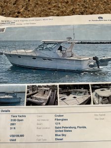 Ace Charters III as purchased before outfitting.